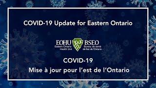 06-09-2020 COVID-19 Update for Eastern Ontario - Mise a jour pour l'est de l'Ontario