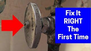 Leaky Water Valve - Easy Fix!