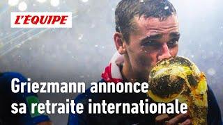 Coup de tonnerre, Antoine Griezmann annonce sa retraite internationale avec l'équipe de France