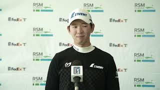 Seung Yul Noh Friday Flash Interview 2022 The RSM Classic · Round 2