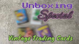 Unboxing Special Vintage Trading Cards