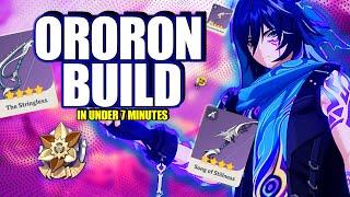 How To Build Ororon F2P IN UNDER 7 MINUTES | Ororon Build Guide [Genshin Impact]