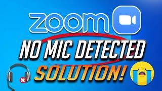 How to Fix Zoom Mic Not Detected [2024]