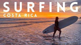 Surfing Santa Teresa | Surfing Lessons | Costa Rica Travel Vlog