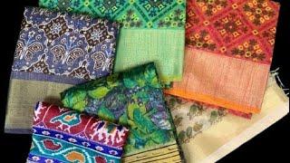 ️️Timeless Elegance:fancy Warli print Sarees &Giccha cotton sareesat Sampradaya Vastra