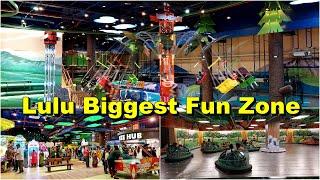 India's largest Indoor Entertainment Fun Zone in Bangalore | Mini Amusement Park Lulu Global Mall