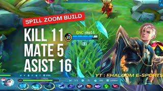 TOP 1 SPILS ZOOM BUILDA&TEKNIK AAMON AUTO WIN #mlbb #mobilelegends #shortsvideo #shorts