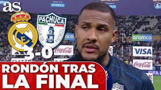 SALOMÓN RONDÓN, ZONA MIXTA tras el REAL MADRID 3 - PACHUCA 0 de la FINAL de la COPA INTERCONTINENTAL