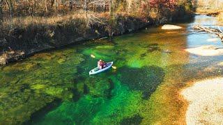 Kayaking a Natural Aquarium in the Ozarks