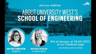 Webinar about University West's School of Engineering