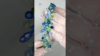 Ободок с веточками был сделан на заказ  Нравится вам его дизайн и цвета? #ободокдляволос #ободок