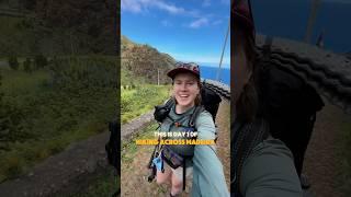 Day one of hiking across Madeira ️ #madeira #backpacking #minivlog #womenwhohike #hikinglife