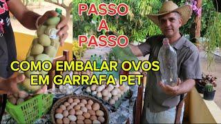 VENDENDO NOSSA PRODUÇÃO DE OVOS CAIPIRA. / COMO EMBALAR OVOS DE FORMA ARTESANAL