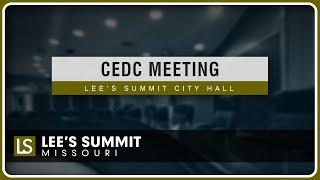 CEDC: Community Economic Development Meeting (1/8/2025) | LEE'S SUMMIT, MO