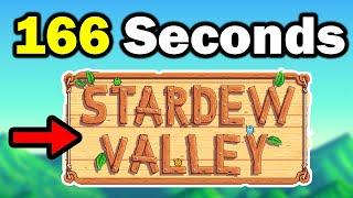 Why You Should BUY Stardew Valley in 166 Seconds