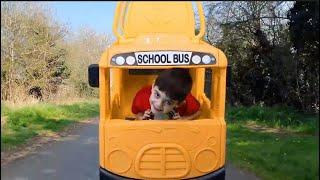 School Bus & Tayo Bus at McDonald's/Power Wheels