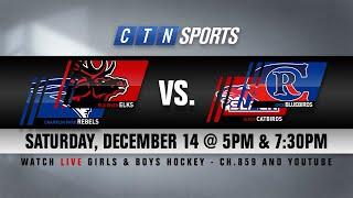 Girls & Boys Hockey: Elk River & Champlin Park at CPCR & SLP/CR 12.14.24