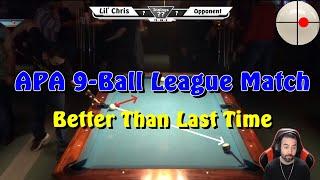 APA 9-Ball League Match: Better Than Last Time