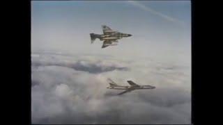 RAF F-4M Phantom FGR.2 intercepting a Soviet Tu-16 with the help of a Shackleton AEW.2