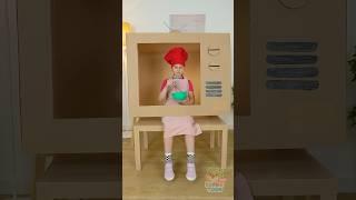 Let's Create Together ️ DIY Cardboard TV  To Amaze Your Mommy  #kids #art #diyforkids