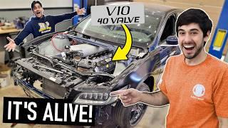 V10 Lincoln Continental First Start! - V10 Continental Build Ep. 10