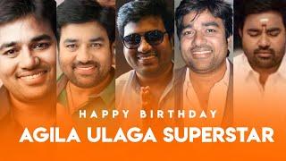 Happy Birthday Agila Ulaga Superstar | Shiva Birthday whatsapp status | Mirchi Shiva