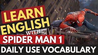 Daily Use Vocabulary English Lesson with Spider-Man 1 Movie | Learn English with movies