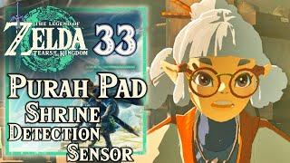 Zelda Tears of the Kingdom, Purah Pad Shrine Sensor Detector, Autobuild, A Mystery in the Depths #33