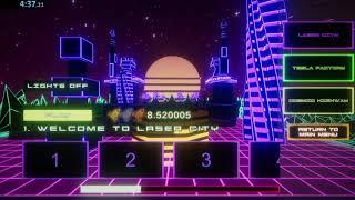 My speedrun.com attempt on Neon Boost Lazer city lights off