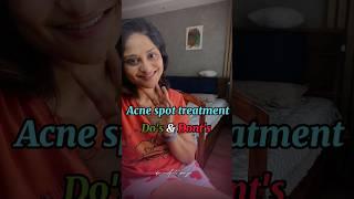 what is Acne spot treatment do's & dont's | Dr Arti Dermatologist.| #skinadvice #skincaretips #acne