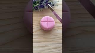 DIY how to make polymer clay cookies #shorts