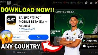 HOW TO DOWNLOAD FC MOBILE LIMITED BETA FROM ANY COUNTRY| NEW LEAGUE & GAMEPLAY FEATURES FC MOBILE 25