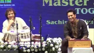 Zakir Hussain And Sachin Tendulkar Together || Master Blaster And Maestro