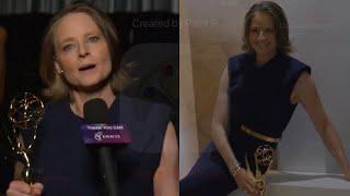 Jodie Foster Reacts To First Emmy Win