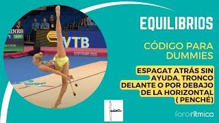 EQUILIBRIOS Gimnasia Rítmica:  Penché