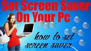 How To Set Screen Saver On Computer | 9technoR | 9TR