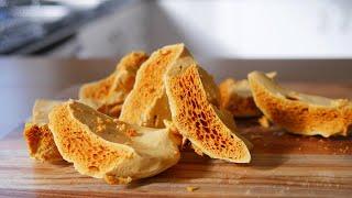 How to make honeycomb recipe | Easy homemade honeycomb candy recipe | asmr cooking