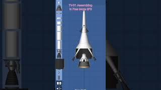 Assembling Of TV-D1 #shorts #spaceflightsimulator #mangalyan #sfs #isro #spacex #mars #gaganyan