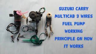 SUZUKI CARRY FUEL PUMP ACTUAL DEMONSTRATION HOW IT WORKS - Part 1 | TAT General Services