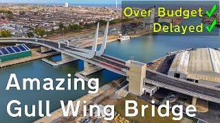 The Over Budget Lowestoft Gull Wing Rotating Bascule Bridge - LARGEST IN THE WORLD!