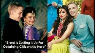 Aashka Goradia and Brent Globe First Picture After Wedding