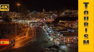 Paseo nocturno por el paseo marítimo de Costa Adeje: de Playa Fañabé a Playa de la Pinta