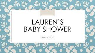 Lauren's Baby Shower