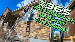 $365 RESIDENTIAL WINDOW CLEANING'S | JOB OVERVIEW EP. 3