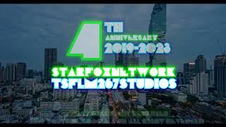 StarFoxNetwork / TSFLM267 Studios UHD 4th Anniversary Logo {29/10/2023}