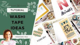 Clever Washi Tape Ideas For Your Bullet Journal