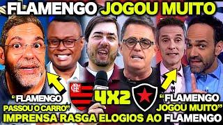 IMPRENSA ESPORTIVA de TODO BRASIL RASGA ELOGIOS ao FLAMENGO ! "O FLAMENGO JOGOU MUITO ! ATROPELOU"