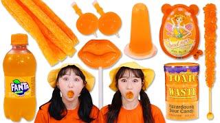 Mukbang Orange food 주황색 음식 먹방 BONI 보니