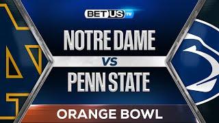 Orange Bowl: Notre Dame vs Penn State | College Football Game Predictions, Picks and Best Bets