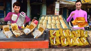 Cheese Baked Patties Famous Bakery Style Puffs Street Food Hindi Kahaniya Moral Stories Comedy Video